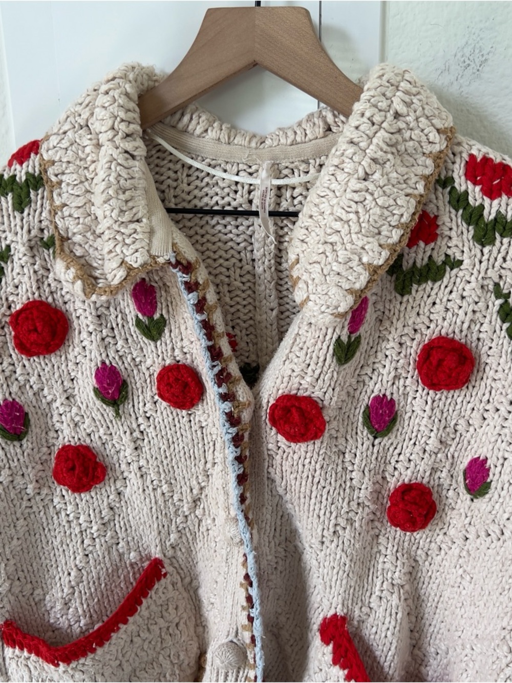 Free People Rosebud Cardigan - Womens XS - Picture 6 of 8